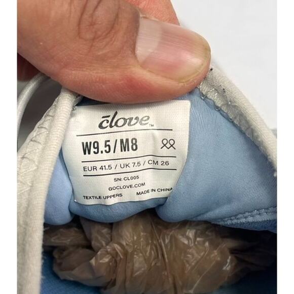 Clove Nurse Sneaker Shoes Womens Unisex W9.5 M8 Grey Purple Work Walking Comfort - Picture 11 of 14